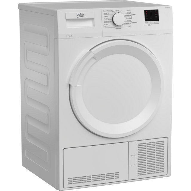 Beko DTLCE80041W 8kg Condenser Tumble Dryer