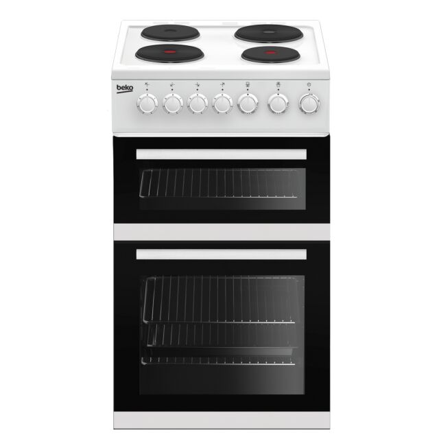 Beko EDP503W 50cm Electric Double Oven Cooker