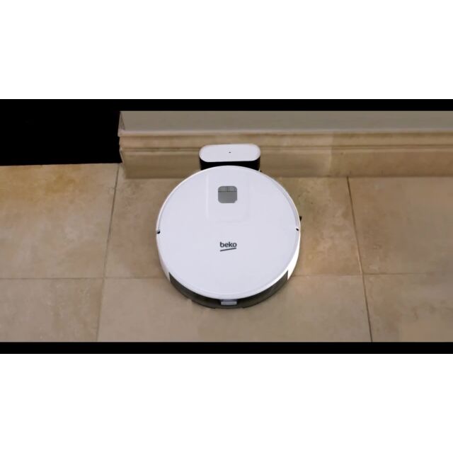 Beko VRR60314VW Robot Vacuum Cleaner - 150 Minutes Run Time - White