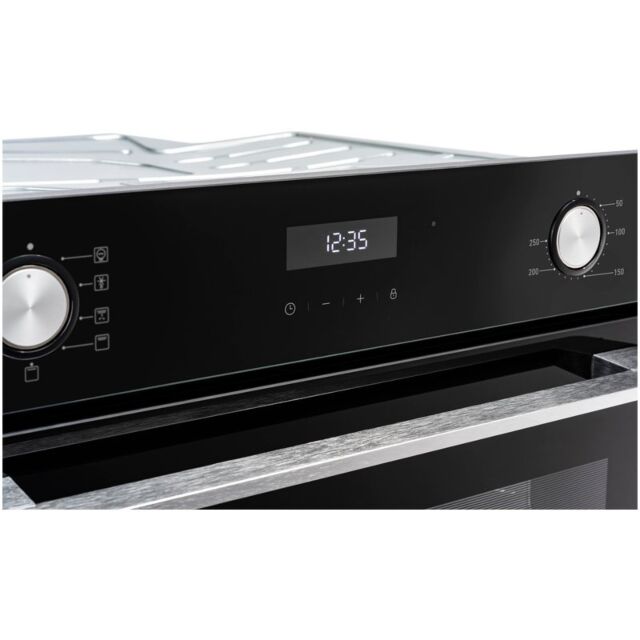 Belling 444411626 BI603MF 59.5cm Built In Electric Single Oven - Black