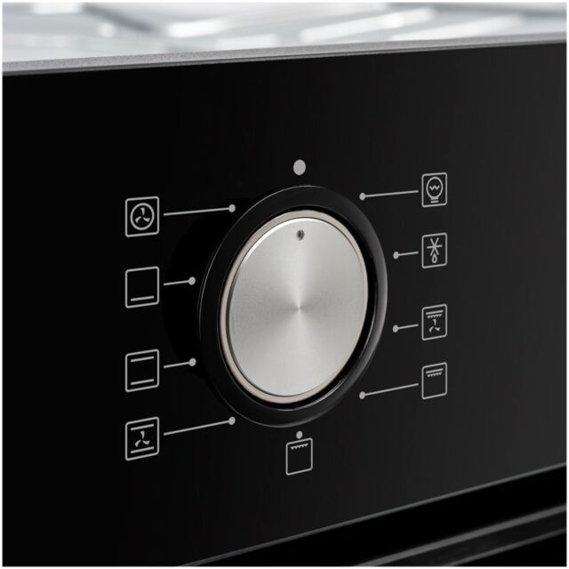 Belling 444411626 BI603MF 59.5cm Built In Electric Single Oven - Black