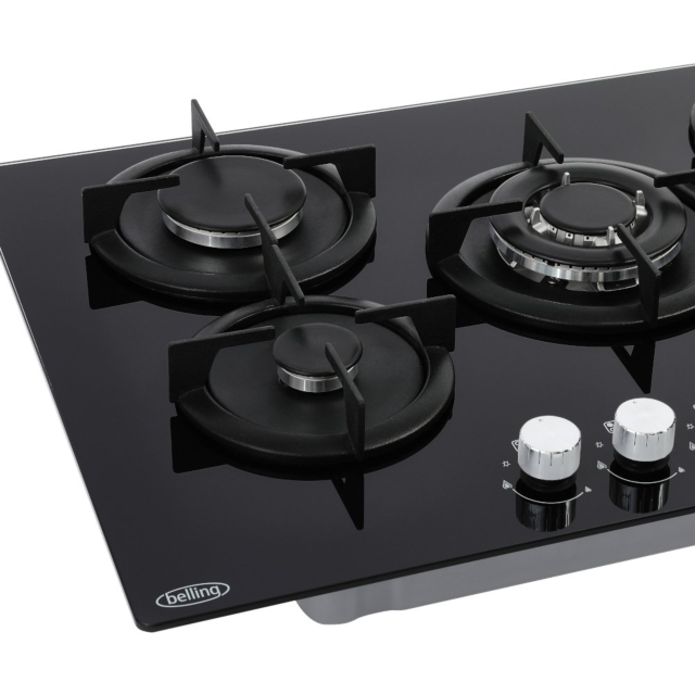 Belling 444411640 GTG753RI BLK Gas Hob