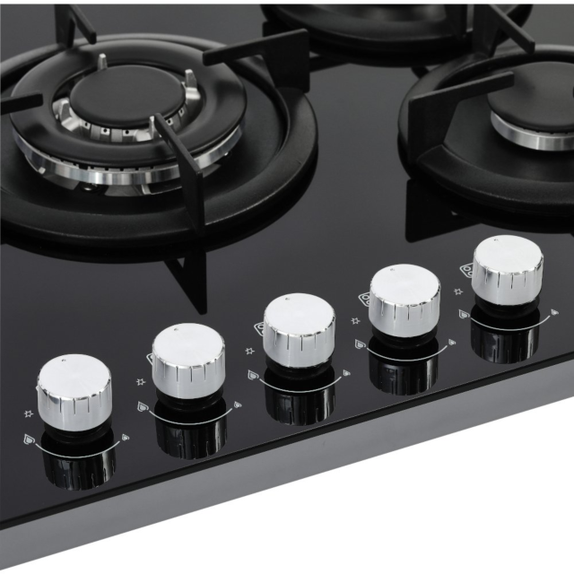 Belling 444411640 GTG753RI BLK Gas Hob