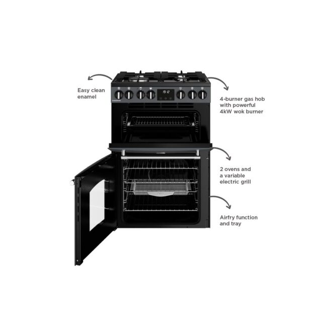 Belling 444411812 MRA Farmhouse 600DF Ant Dual Fuel Cooker