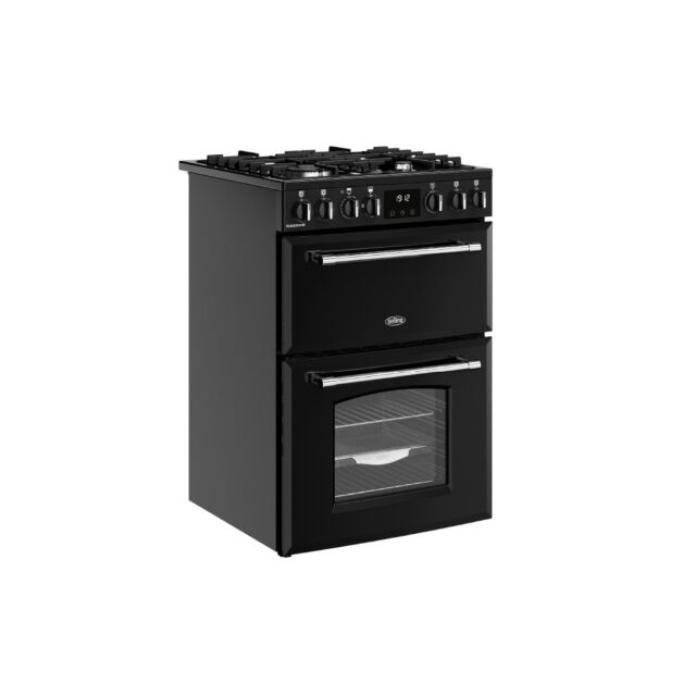Belling 444411813 MRA Farmhouse 600DF Blk Dual Fuel Cooker