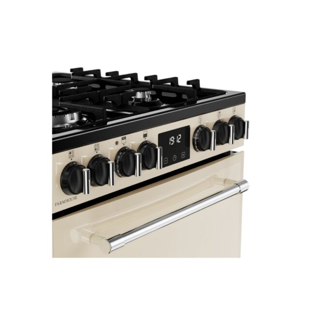 Belling 444411814 MRA Farmhouse 600DF Crm Dual Fuel Cooker