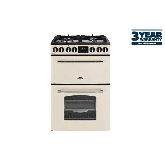 Belling 444411814 MRA Farmhouse 600DF Crm Dual Fuel Cooker