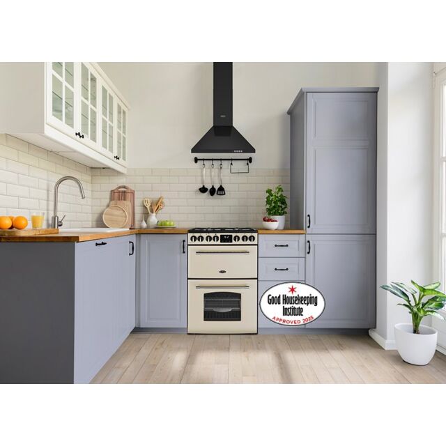 Belling 444411814 MRA Farmhouse 600DF Crm Dual Fuel Cooker