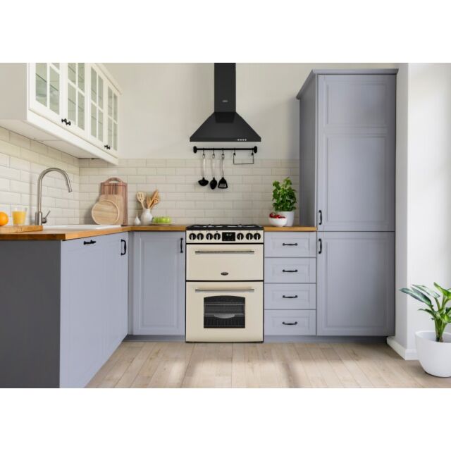 Belling 444411814 MRA Farmhouse 600DF Crm Dual Fuel Cooker