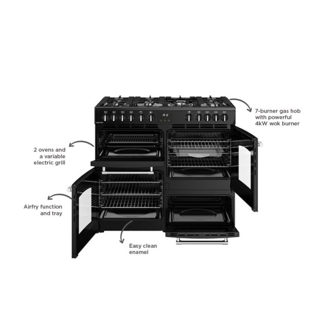 Belling 444411829 RCA Farmhouse 100DF Blk