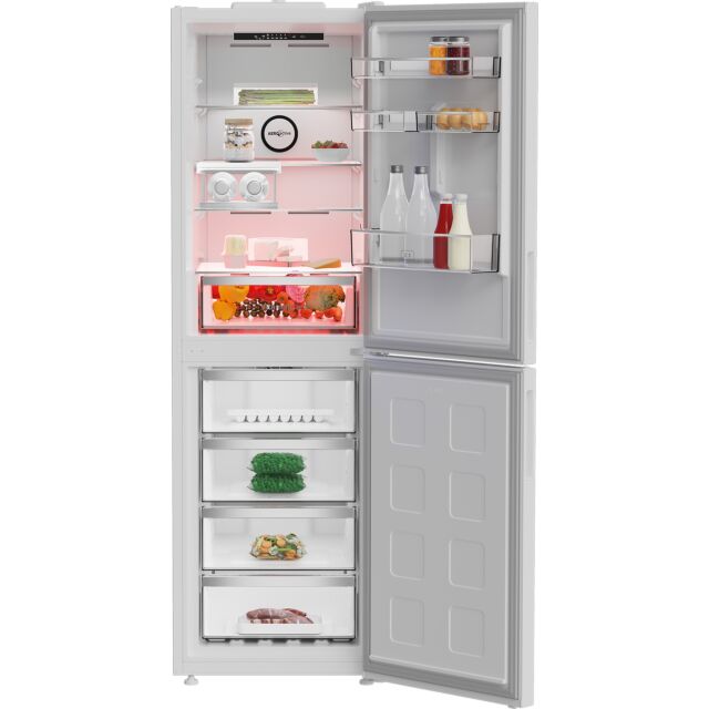 Blomberg VitaminCare+ KND24692V 59.7cm 50/50 Total No Frost Combi Fridge Freezer - White