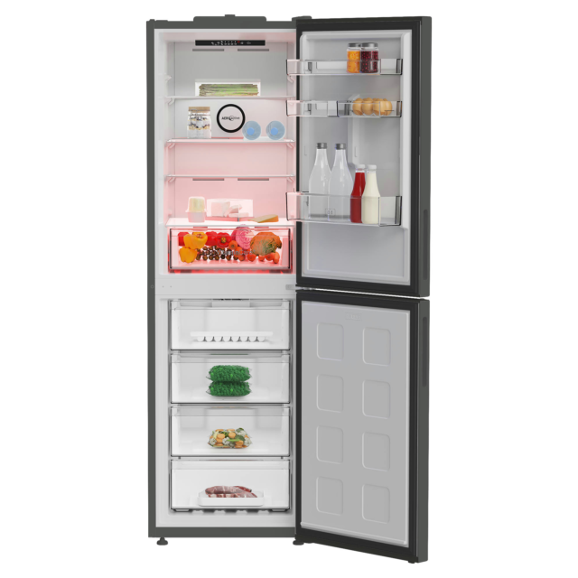 Blomberg VitaminCare+ KND24692VG  59.7cm 50/50 Total No Frost AeroActive  Fridge Freezer - Graphite
