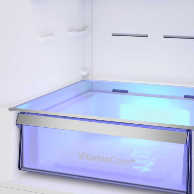 Blomberg VitaminCare+ KND24692VG  59.7cm 50/50 Total No Frost AeroActive  Fridge Freezer - Graphite