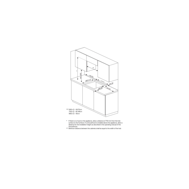 Blomberg MIN54308N Electric Induction Technology Hob - Black