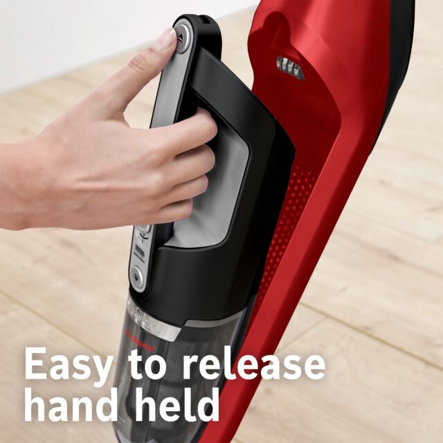 Bosch BBH3ZOOGB Serie 4 ProAnimal 2-in-1 Cordless Vacuum Cleaner - 55 Minutes Run Time - Red