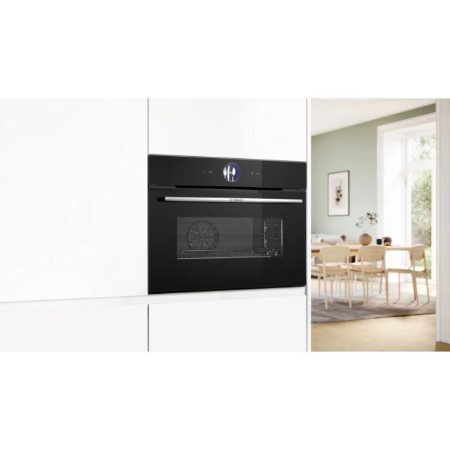 Bosch CSG7361B1 59.4cm Built In Compact Steam Oven - Black