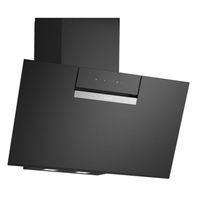 Bosch DWK87FN60B Angled Glass Chimney Hood