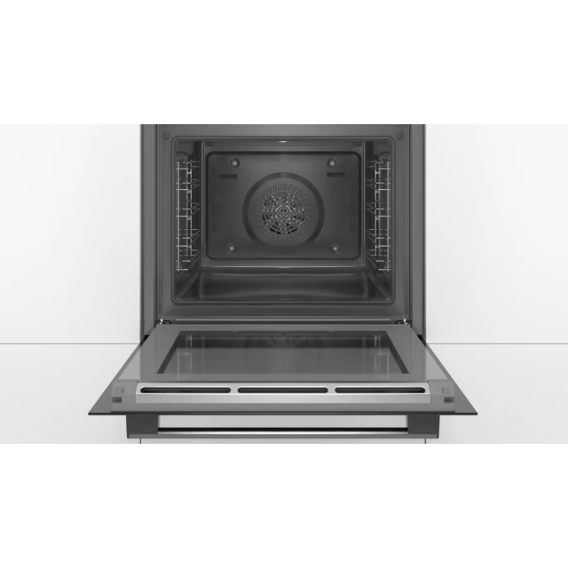 Bosch HBS573BB0B 60cm Series 4 Built-In Single Electric Pyrolytic Oven in Black