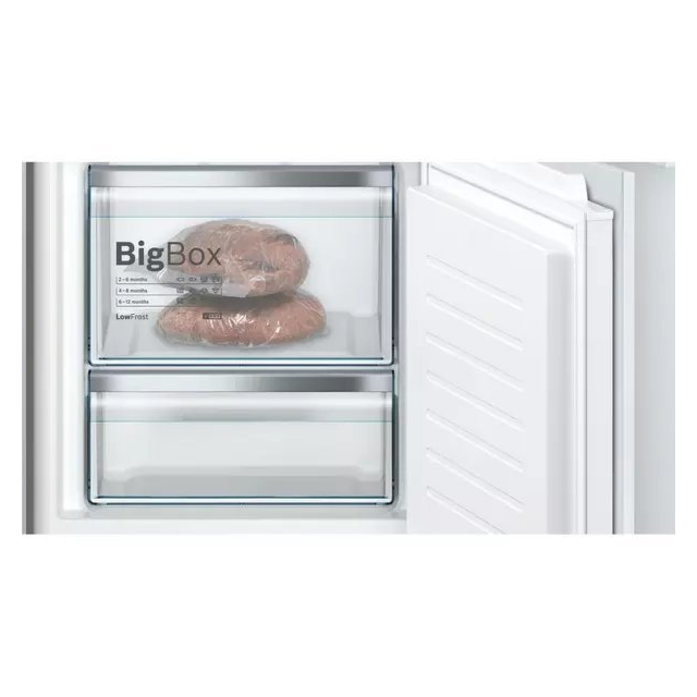 Bosch KIS87AFE0G Series 6 KIS87AFE0G 55.8cm 70/30 Integrated Low Frost Fridge Freezer - Fixed Hinge