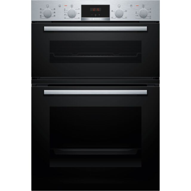 Bosch MBA533BS3B Series 4- 60cm Built In Double Oven - Stainless Steel