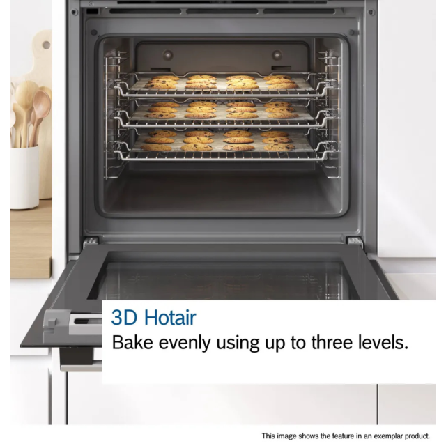 Bosch MBA578BS7B Electric Double Pyrolytic Oven Stainless