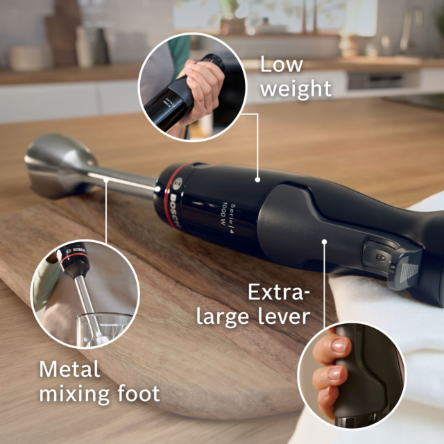 Bosch MSM4B670GB ErgoMaster Series 4 Hand Blender - Black