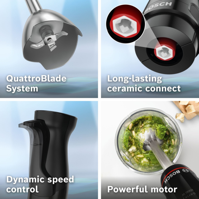 Bosch MSM4B670GB ErgoMaster Series 4 Hand Blender - Black