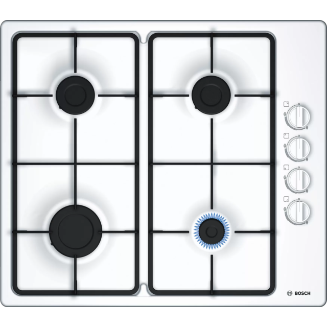 Bosch PBP6B2B60 58cm Gas Hob - White