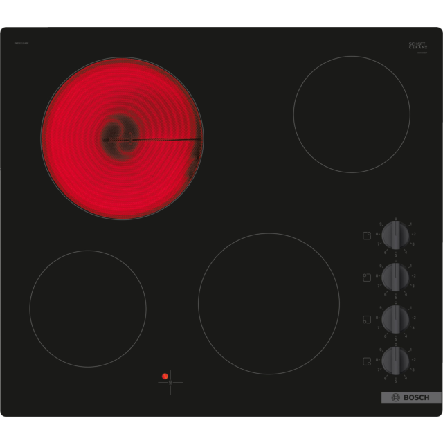 Bosch PKE611CA3E 59.2Cm Ceramic Hob - Black