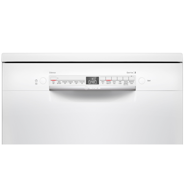 Bosch SMS2HVW66G Full Size Dishwasher - White