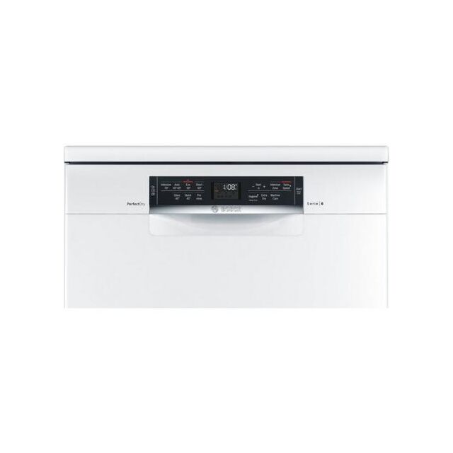 Bosch SMS67MW00G 14 Place Settings Full Size Dishwasher with PerfectDry - White