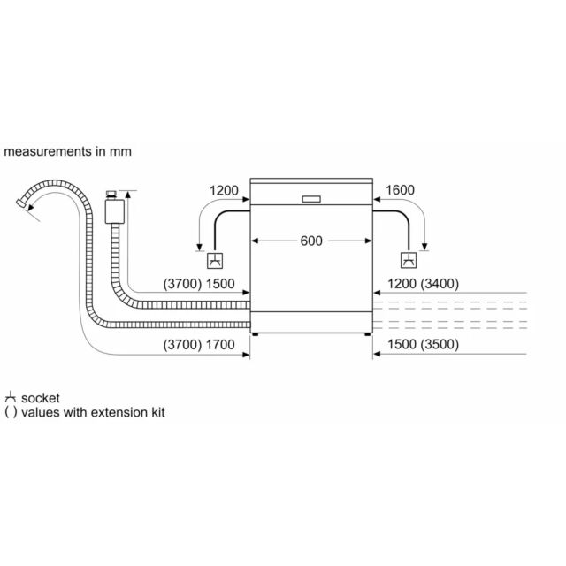 Bosch SMV4HTX00G Fully-integrated WiFi-enabled Dishwasher - 13 Place Settings
