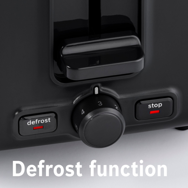 Bosch TAT4M243GB 4 Slice Toaster - Black