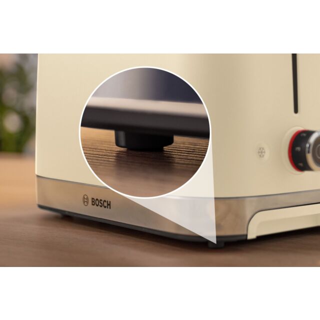 Bosch TAT4M247GB 4 Slice Toaster - Cream