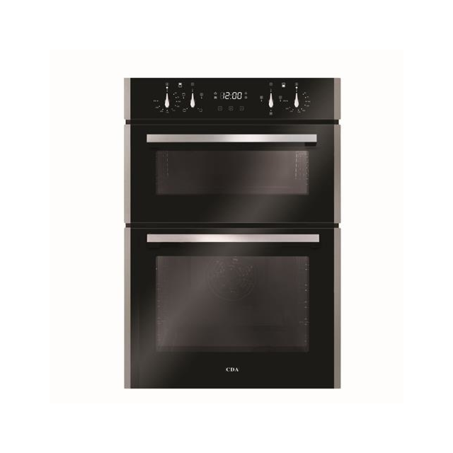 CDA DC941SS Electric Built-In Double Oven Black