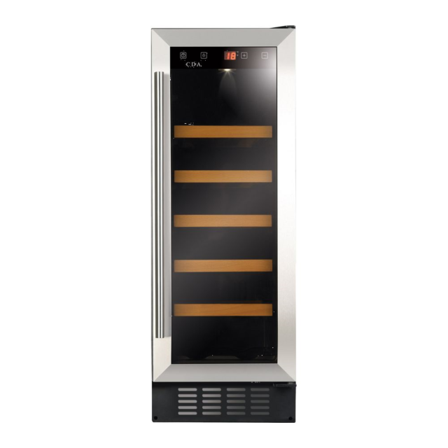 CDA FWC304SS Freestanding Wine Cabinet