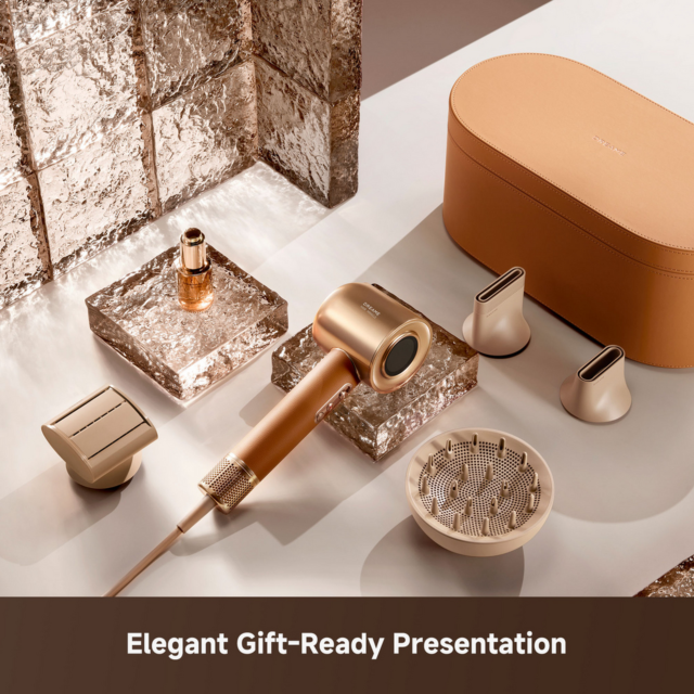 Dreame AHX30 Gold Hair Dryer with 130,000RPM Motor