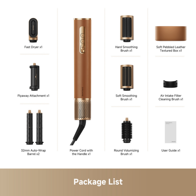 Dreame AMF18A Hair Dryer 7-in-1 Black Rose Gold