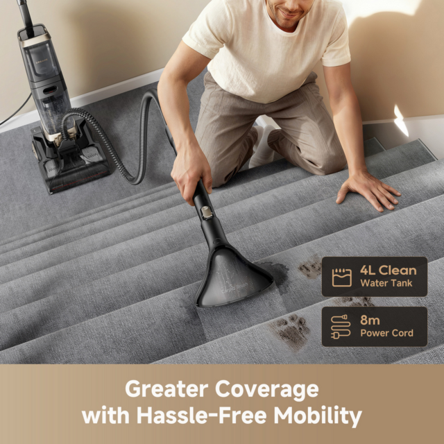 Dreame HCU11A CU20 Pro Steam Carpet Cleaner with Suction