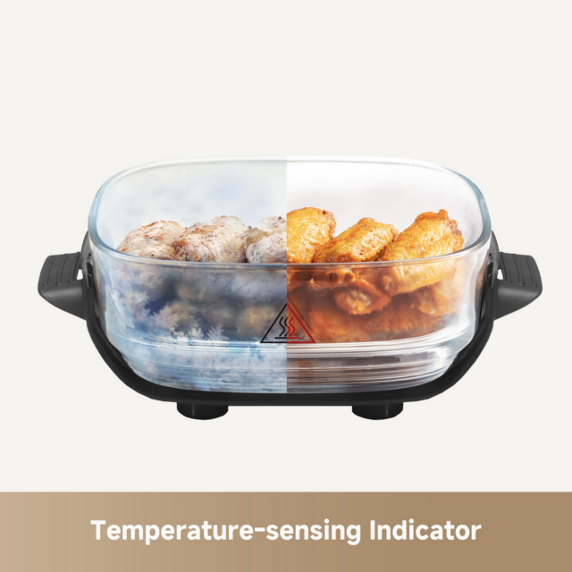 Dreame PT60_GREY Air Fryer with Dual 3D Hot Air Cook