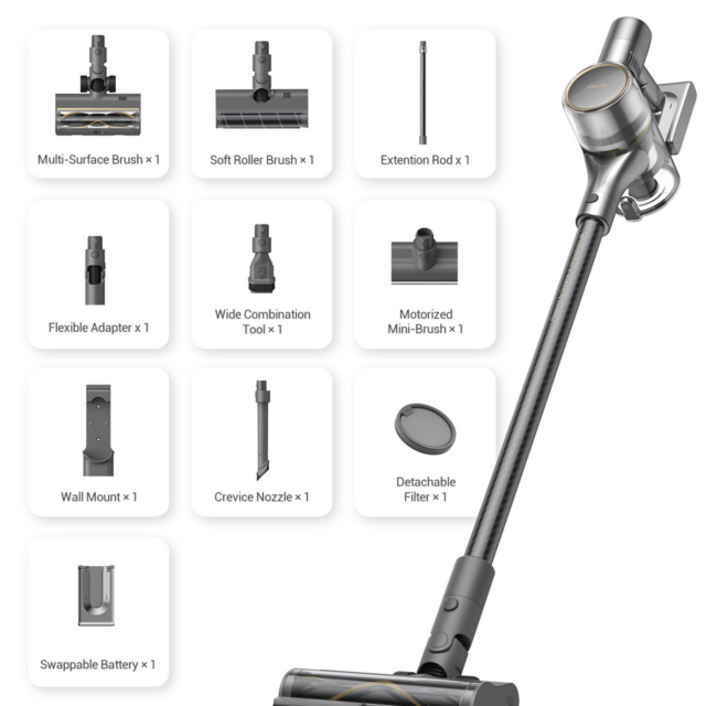 Dreame R20 Cordless Stick Vacuum with 600W Suction