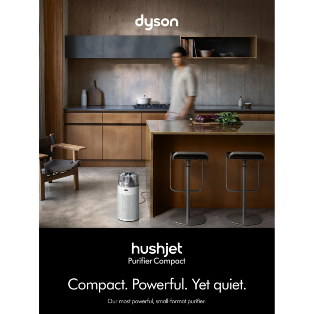 Dyson HJ10 Hush Jet Purifier White/Silver