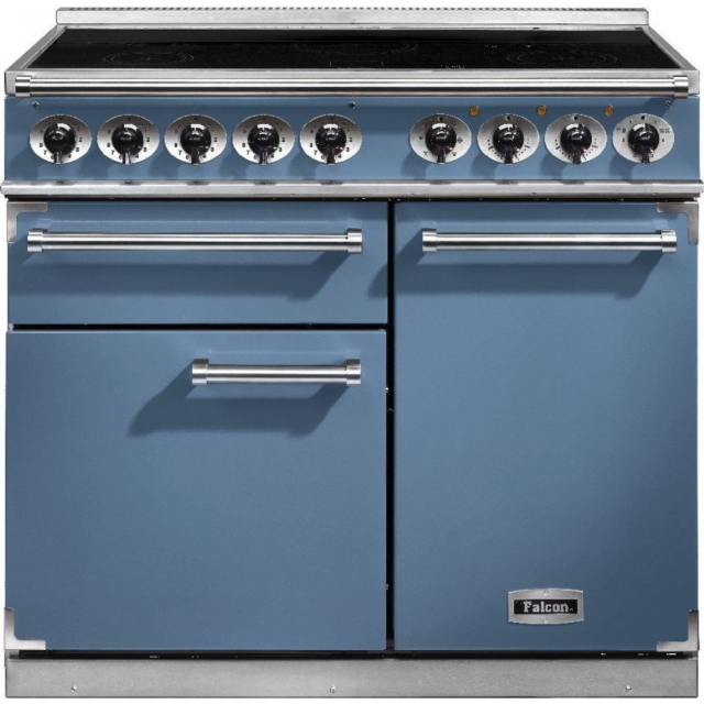 Falcon Deluxe 1000 Induction China Blue/Nickel F1000DXEICA/N-EU