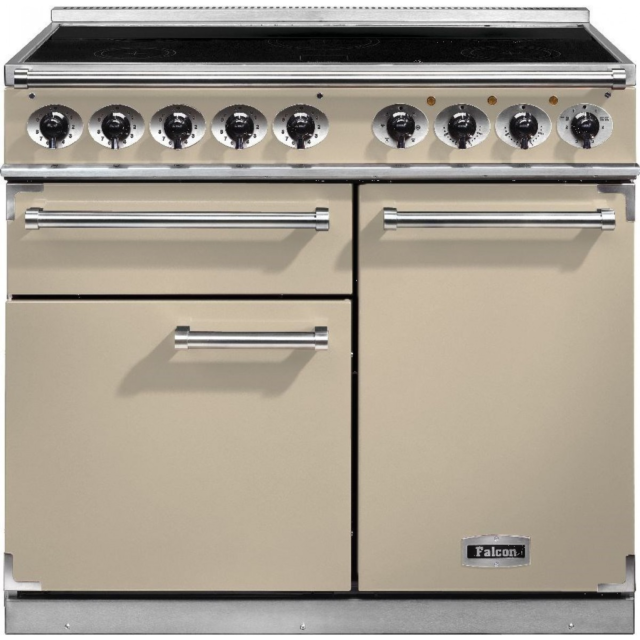 Falcon Deluxe 1000 Induction Cream/Chrome F1000DXEICR/C-EU
