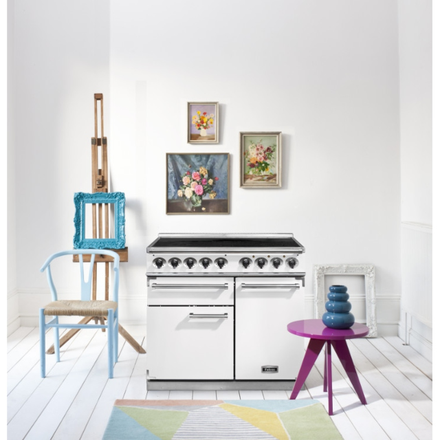 Falcon 1000 Deluxe Induction White/Nickel F1000DXEIWH/N-EU