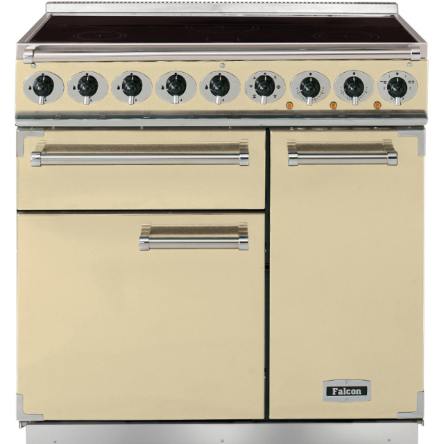 Falcon Deluxe 900 Induction Cream/Chrome F900DXEICR/C-EU