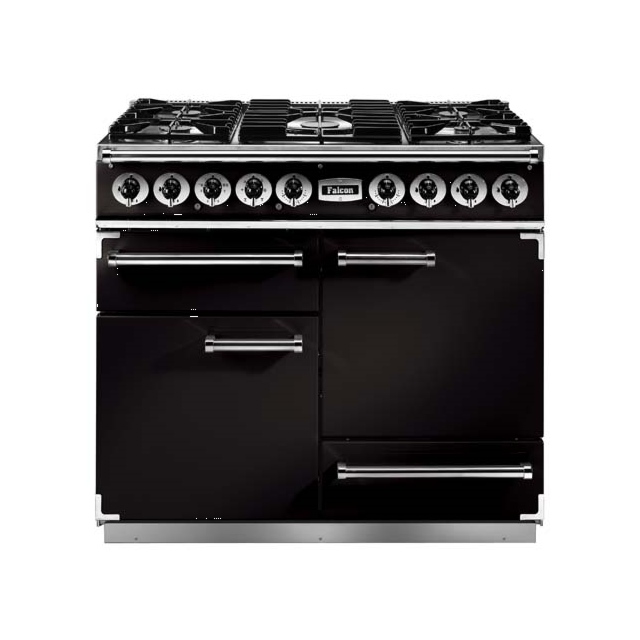 Falcon Continental 1092 Dual Fuel Black/Chrome FCON1092DFBL/CM-EU