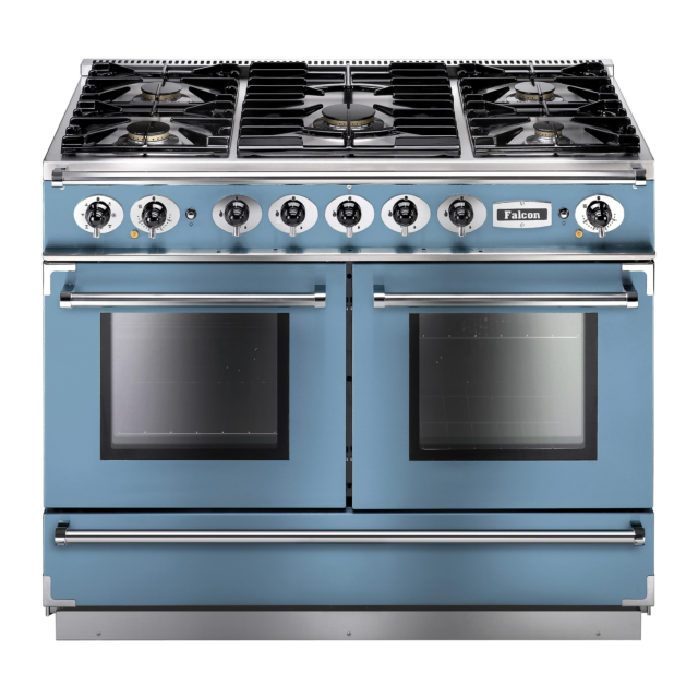 Falcon Continental 1092 Dual Fuel China Blue/Brushed Nickel FCON1092DFCA/NM-EU