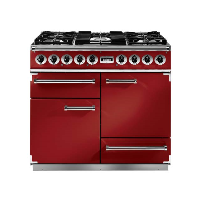 Falcon Continental 1092 Dual Fuel Cherry Red/Nickel FCON1092DFRD/NM-EU