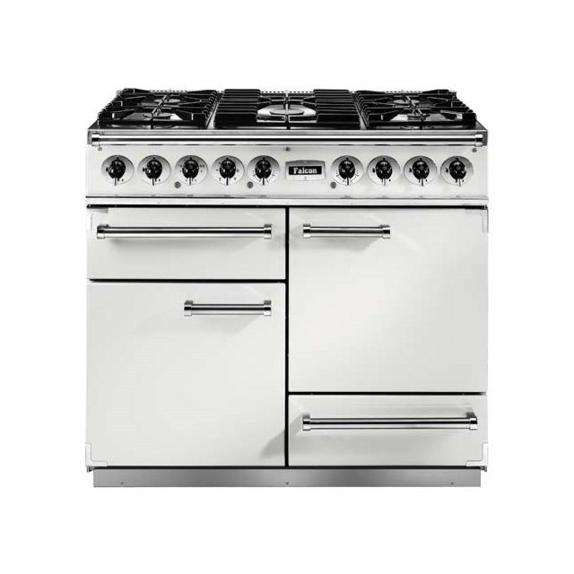 Falcon Continental 1092 Dual Fuel White Brushed/Nickel FCON1092DFWH/NM-EU